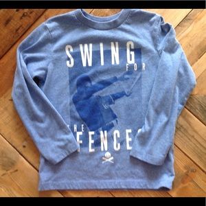 "Swing For The Fences" Long-Sleeve Tshirt